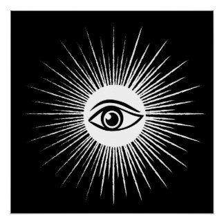 Masonic eye poster