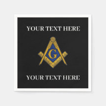 Masonic Freemason Square and Compass Blue 
