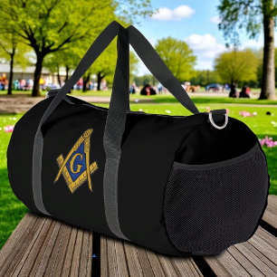 Masonic Freemasons Masonry Oes Square and Compass Duffle Bag
