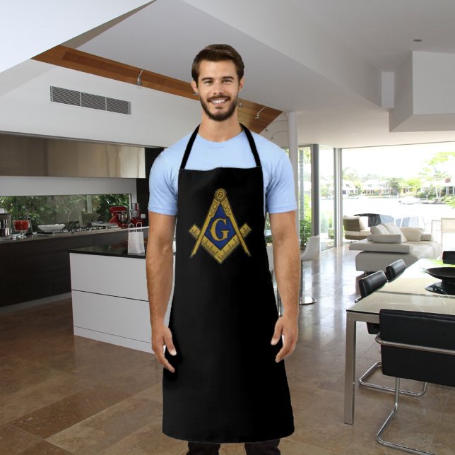 Masonic Freemasons Masonry Square and Compass Apron (Creator Uploaded)