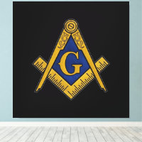 Masonic Freemasons Square and Compass