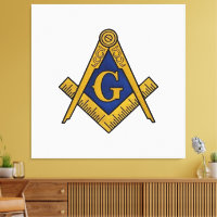 Masonic Freemasons Square and Compass