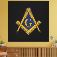 Masonic Freemasons Square and Compass