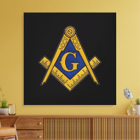 Masonic Freemasons Square and Compass