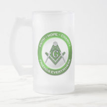 Masonic Frosted Mug