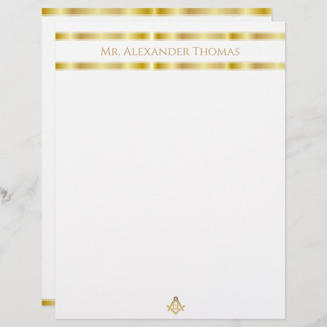 Masonic Golden Rush (Front/Back)