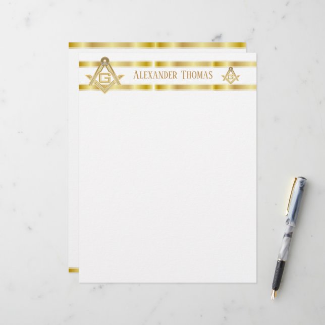 Masonic Golden Rush (Front/Back In Situ)