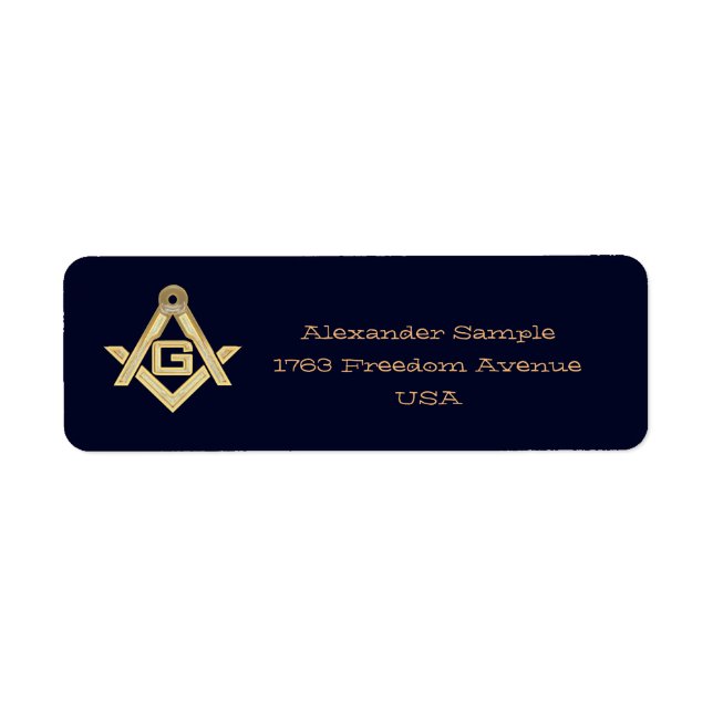 Masonic Golden Rush (Front)