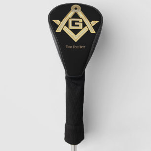 Masonic Golden Rush Golf Head Cover