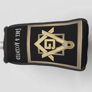 Masonic Golden Rush Golf Head Cover