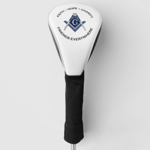 Masonic Golf Head Cover Blue