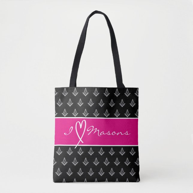 Masonic Ladies Night Gifts | Freemason Tote Bags (Front)