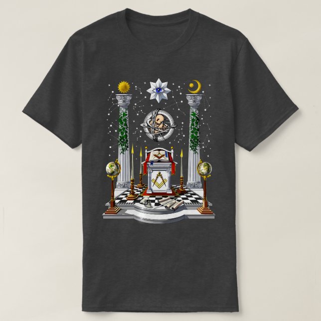 Masonic Lodge Altar T-Shirt (Design Front)