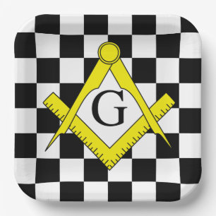 Masonic Lodge Paper Plates