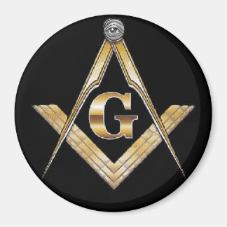 masonic magnet black