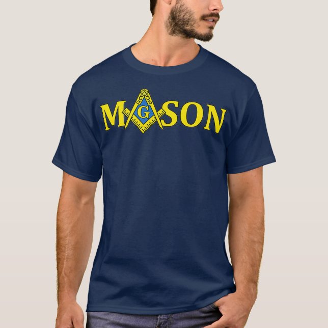 Masonic  Mason Square  Compass Freemason_1 T-Shirt (Front)
