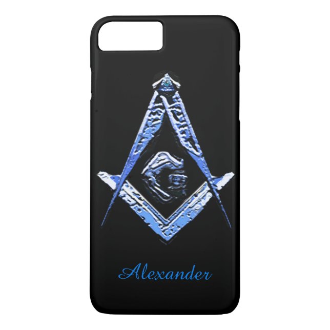 Masonic Minds (Blue) Case-Mate iPhone Case (Back)