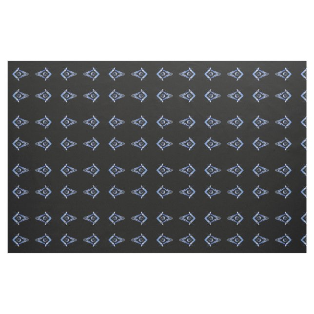 Masonic Minds (Blue) Fabric (Yard)