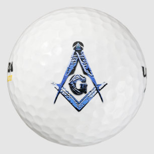 Masonic Minds (Blue) Golf Balls