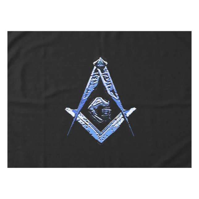 Masonic Minds (Blue) Tablecloth (Front (Horizontal))