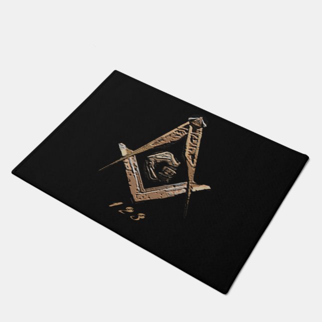 Masonic Minds (Golden) Doormat (Angled)