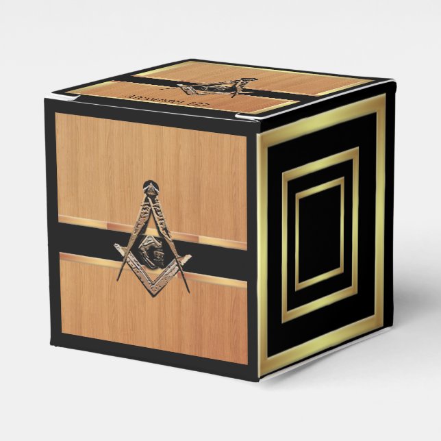 Masonic Minds (Golden) Favour Box (Front Side)