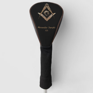 Masonic Minds (Golden) Golf Head Cover