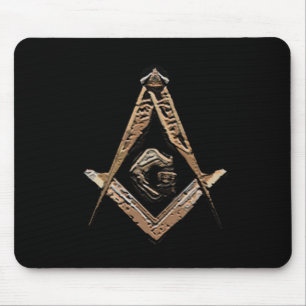 Masonic Minds (Golden) Mouse Mat