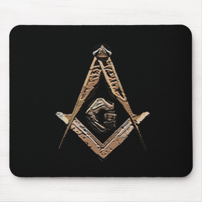 Masonic Minds (Golden) Mouse Mat (Front)