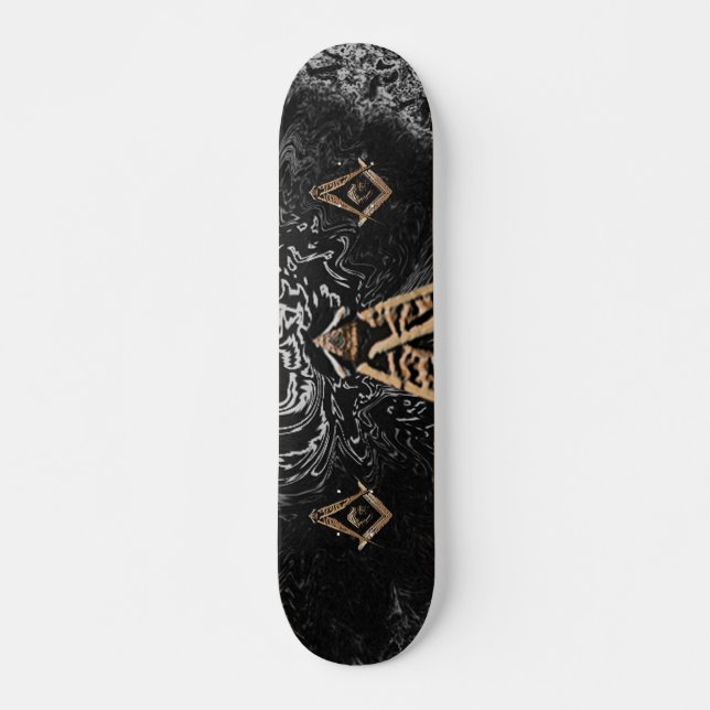 Masonic Minds (Golden) Skateboard (Front)