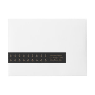 Masonic Minds (Golden) Wraparound Address Label