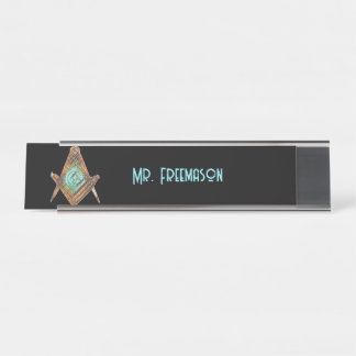 Masonic Minds (MysteriousSs) Desk Name Plate