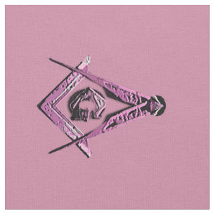 Masonic Minds (Pink) Fabric