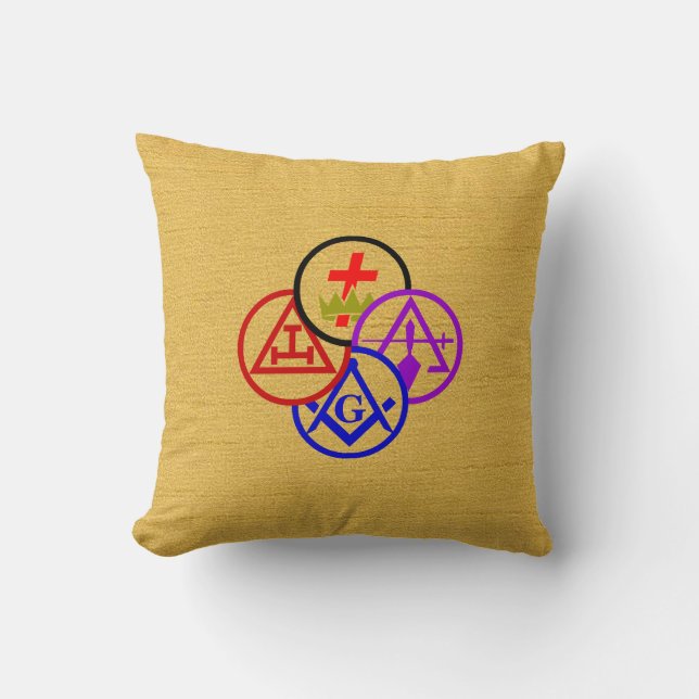 Masonic Mojo Beauty Pillows (Front)