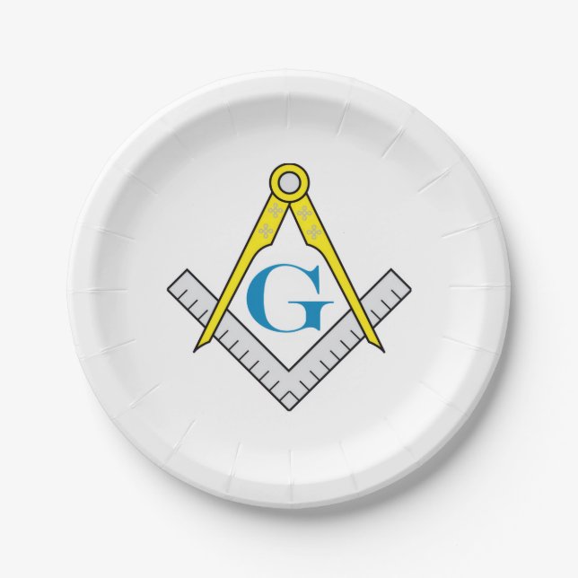 Masonic Paper Plates (Front)