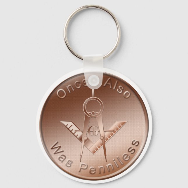 Masonic Penny Key Ring (Front)