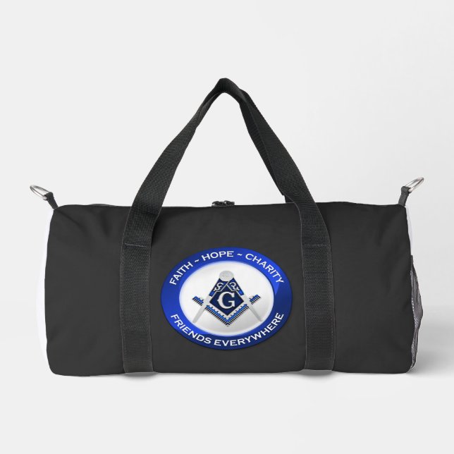 Masonic Print Gym Bag (Front)