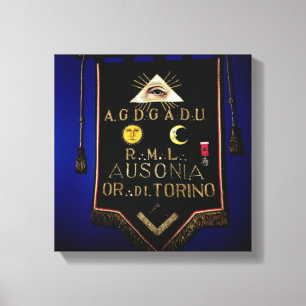 Masonic Regalia, from the Order of Turin Canvas Print