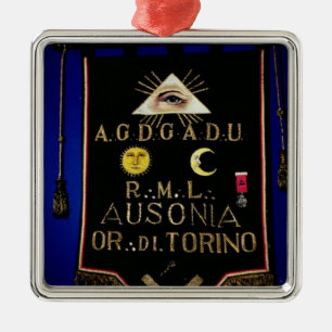Masonic Regalia, from the Order of Turin Metal Tree Decoration