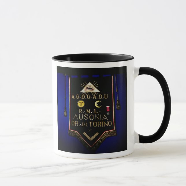 Masonic Regalia, from the Order of Turin Mug (Right)