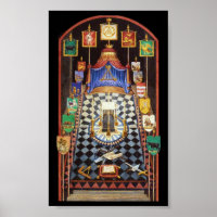 Masonic Royal Arch Tracing Board - Medium
