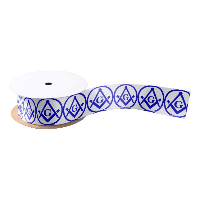 Masonic Satin Ribbons Satin Ribbon (Spool)