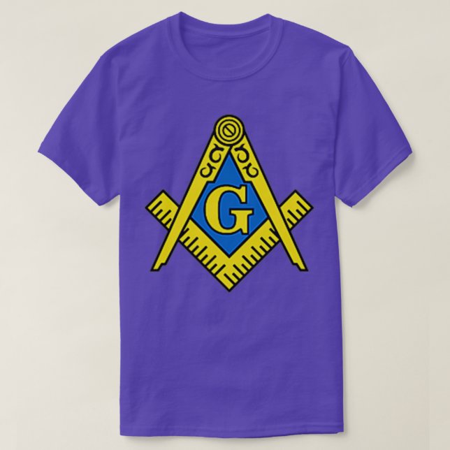 Masonic Shirt Square Compass Emblem (Design Front)
