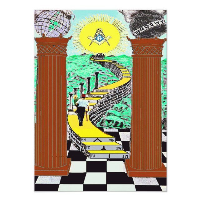 Masonic Shriner Photo Print (Front)