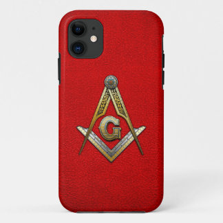 Masonic Square and Compasses iPhone 11 Case