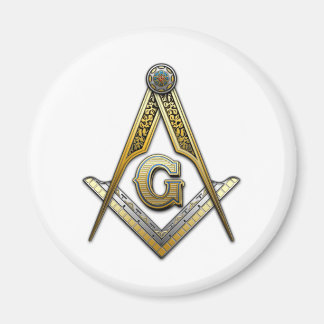 Masonic Square and Compasses Magnet
