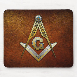 Masonic Square and Compasses Mouse Mat