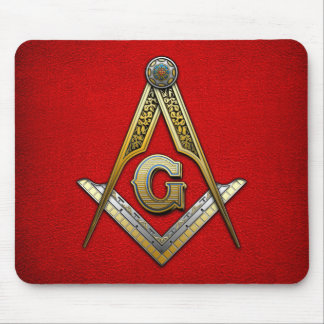 Masonic Square and Compasses Mouse Mat