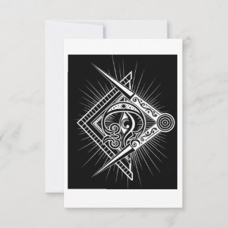 Masonic Style Postcard