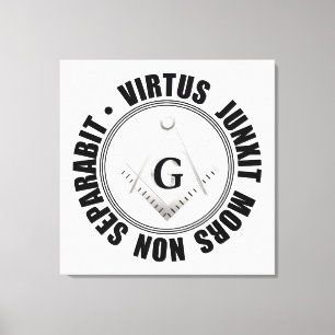 Masonic symbol canvas print